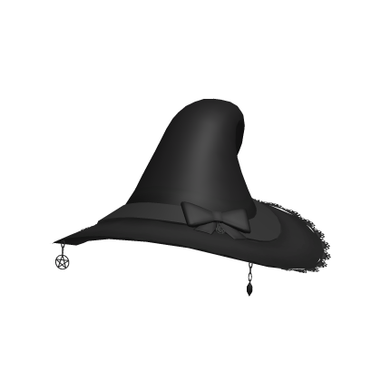 666 :: cute halloween witch set hat black Roblox item