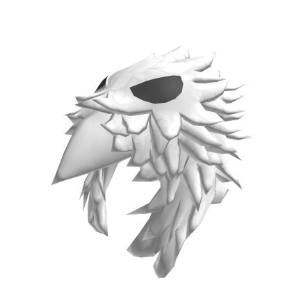 [1.0/Blocky] Crow Hat Reverse Monochrome Roblox item