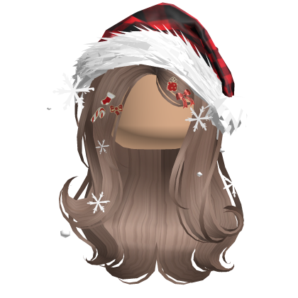 Lush Gentle Swirls w/Santa Hat (Black&Red)