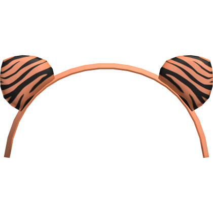 ♡ : cute tigger ears headband Roblox item