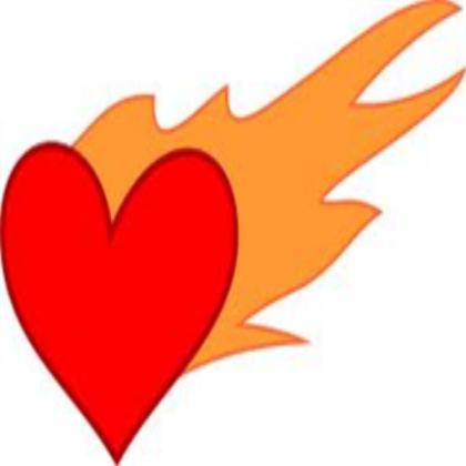 Heart on fire cutie mark Roblox decal