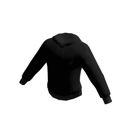 Plain black hoodie roblox hot sale