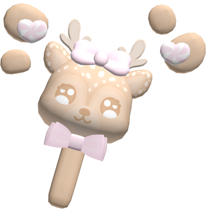 . ‿ ♡ *yummy* fawn cake pop with mint candies