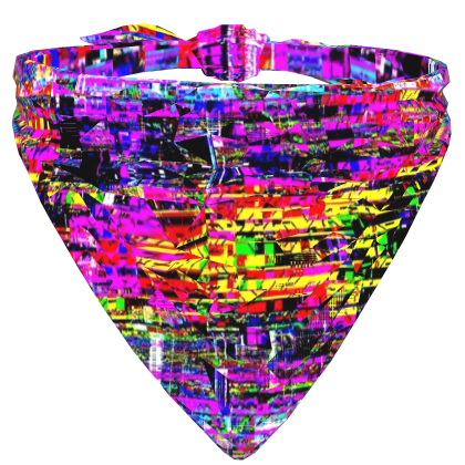 [Animated] Glitch TV Static Bandana  Roblox item