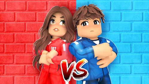 100 Player Red VS Blue! 🔴🔵
