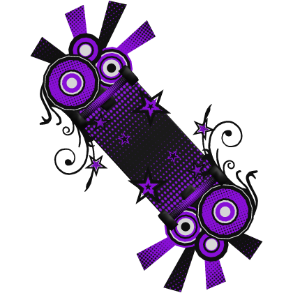 Purple Frutiger Metro Skateboard Roblox item