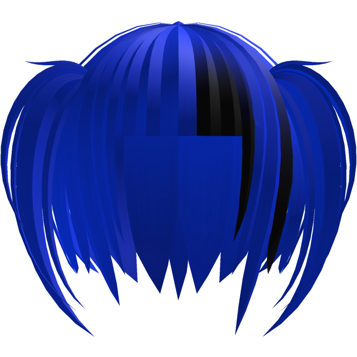🕸️๋. ⭑ Mourning Gothic Pigtails || Blue