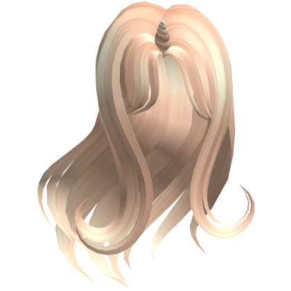 𖹭 Kawaii Swoop Unicorn Cute core Hair Blonde Roblox item