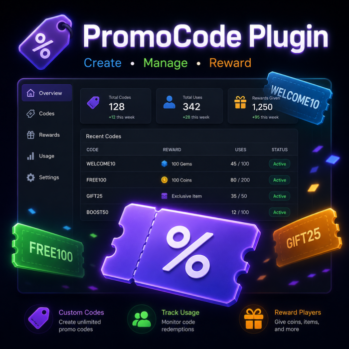 PromoCodes System preview 1