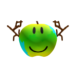 Rainbow Apple Antlers
