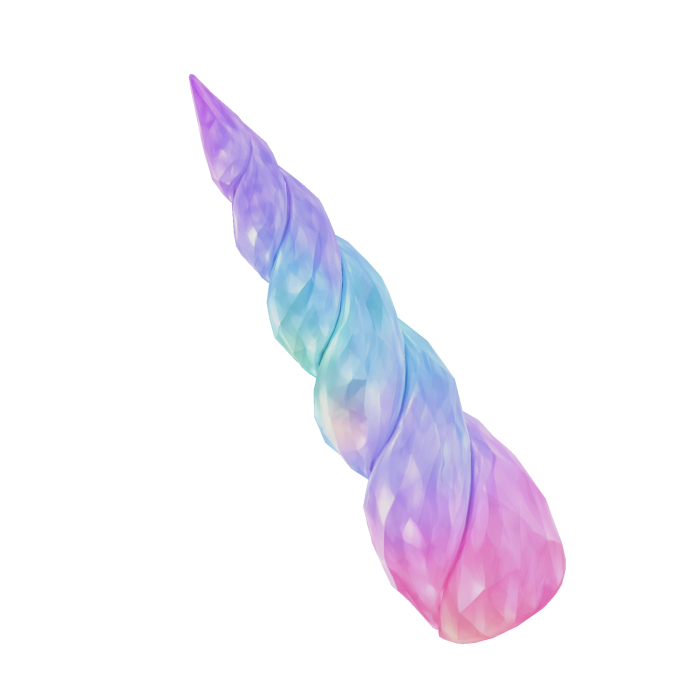 Pastel Prism Unicorn Horn