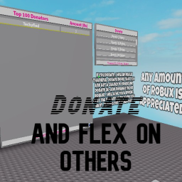 Donate and flex on others icon