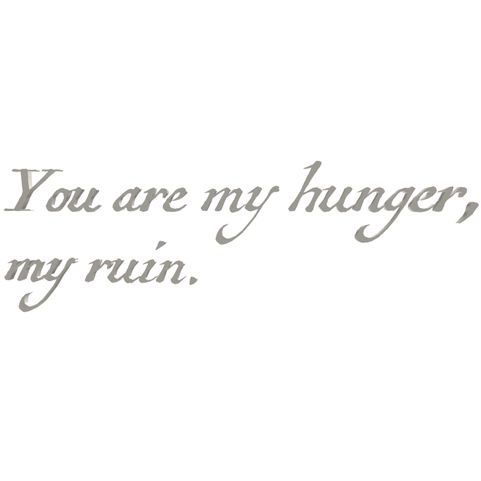 you are my hunger | quote cute goth emo vkei moe