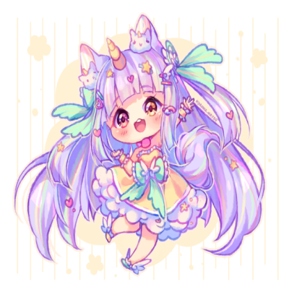 Chibi Unicorn Girl Roblox decal
