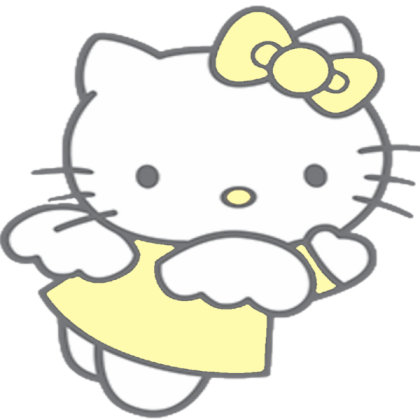 Hello kitty [yellow] Roblox decal
