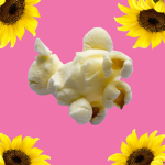 A basket of popcorn