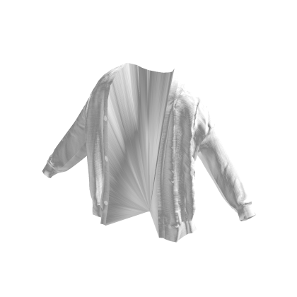 White Off Shoulder Coat