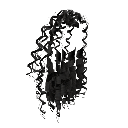 Curly Extensions [Black] Roblox item