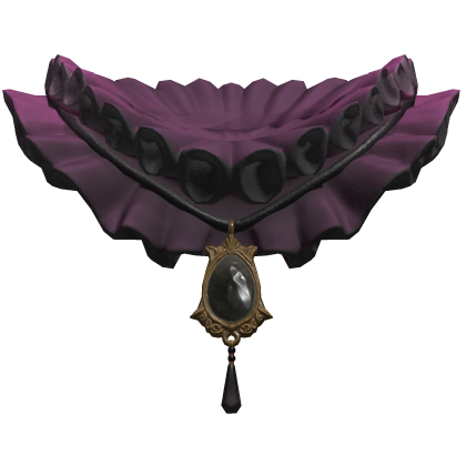 Purple Jester Neck Ruffle 1.0