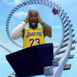 Cart Ride Into Lebrons Thighs