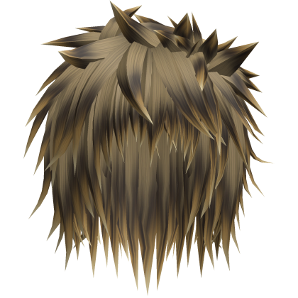 blonde & black emo spiky messy vampire anime hair