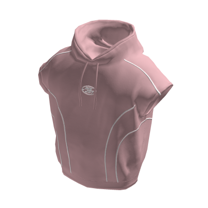 MKJZT HOODIE SLEEVELESS PINK thumbnail