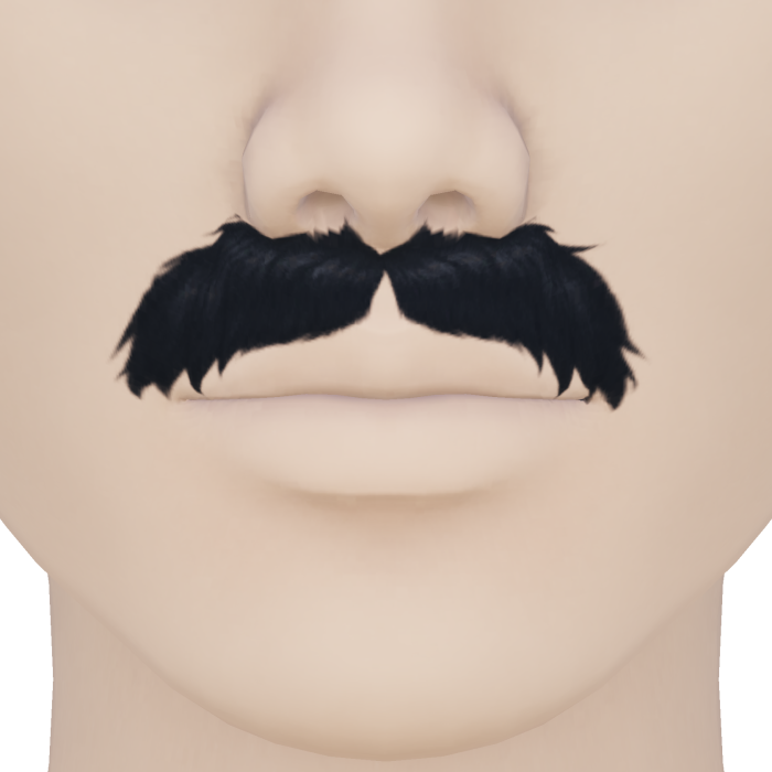 Overgrown Black Mustache v2