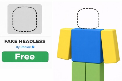 [⏳] Noob Headless Korblox UGC