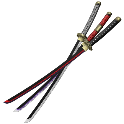 Zoro Anime Triple Katana (Back) | Roblox Item - Rolimon's