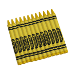yellow crayon
