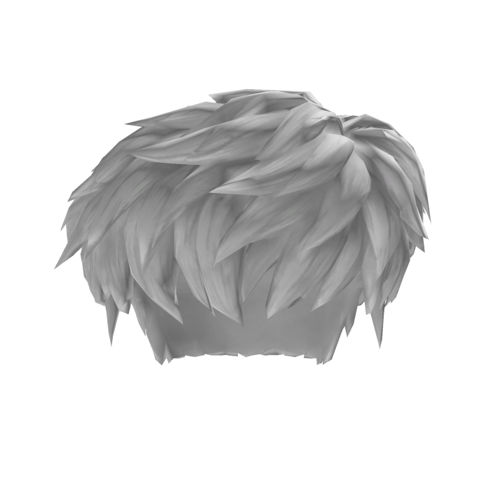 White Messy Layered Fringe Hair