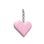 Pink Heart Keychain (1.0)