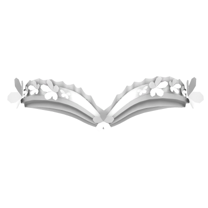 White Blooming Rose Collar 3.0 Roblox item