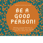 be a goodperson