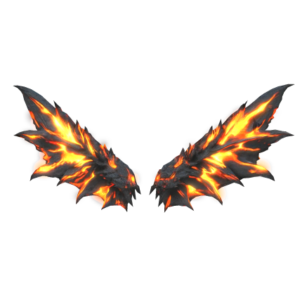  Emissive Lava Wings Halloween Roblox item