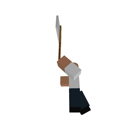 Guy holding Protest: Brick_Studios