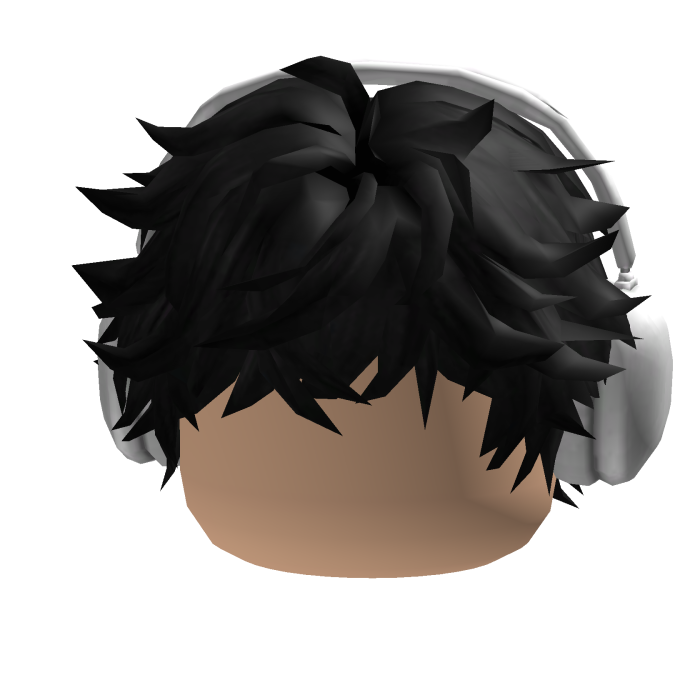 Faceless y2k Emo Boy White Headphones