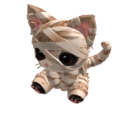 Halloween Mummy Cat Shoulder Plush