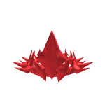 Red crystal crown
