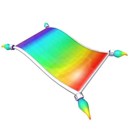 Rideable Rainbow Carpet