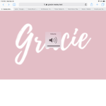 Gracie lazy
