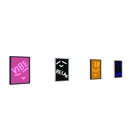Neon Poster Pack!