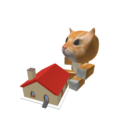 ######### gigante sentado cerca de una casa