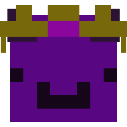 Purple Minecraft King Roblox item