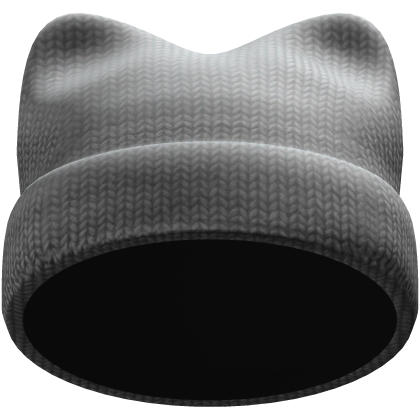 White Cat Ears Beanie