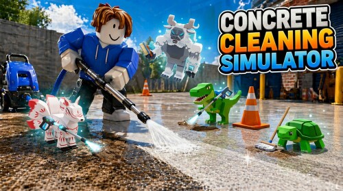 Concrete Cleaning Simulator 💦