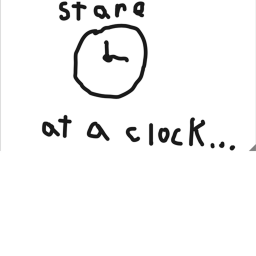 Stare At a clock simulator