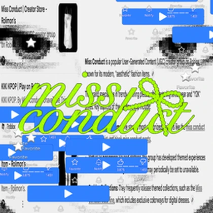 Miss Conduct Roblox group icon