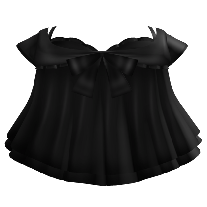 ♡ : pretty black dolly summer dress Roblox item