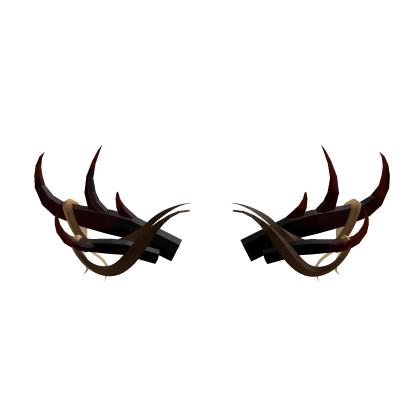side horns with hair and blonde highlights Roblox item